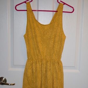 sunflower yellow print dress